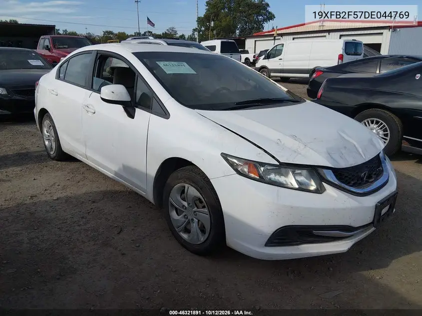 HONDA CIVIC 2013, VIN 19XFB2F57DE044769