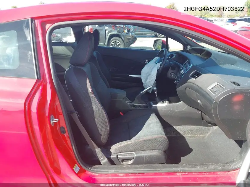 2013 HONDA CIVIC VIN 2HGFG4A52DH703822 — фото 5