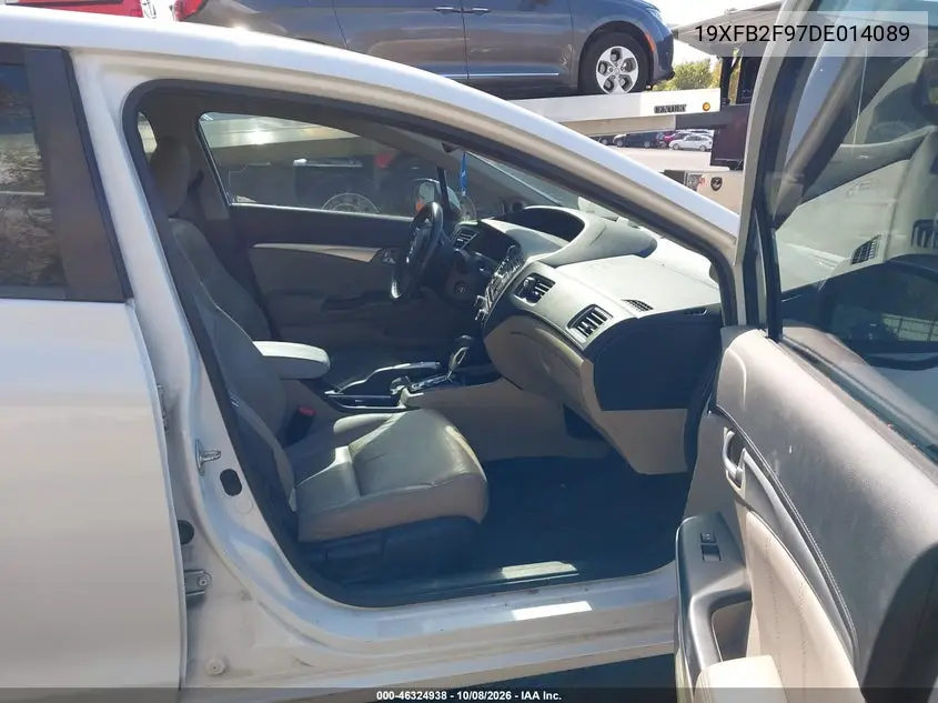 2013 HONDA CIVIC VIN 19XFB2F97DE014089 — фото 5