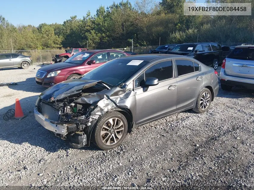 2013 HONDA CIVIC VIN 19XFB2F80DE084458 — фото 2