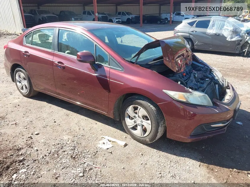 HONDA CIVIC 2013, VIN 19XFB2E5XDE068789