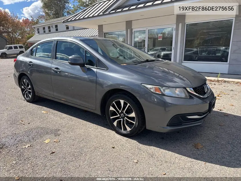 HONDA CIVIC 2013, VIN 19XFB2F86DE275656