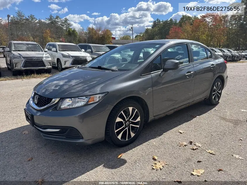 2013 HONDA CIVIC VIN 19XFB2F86DE275656 — фото 2