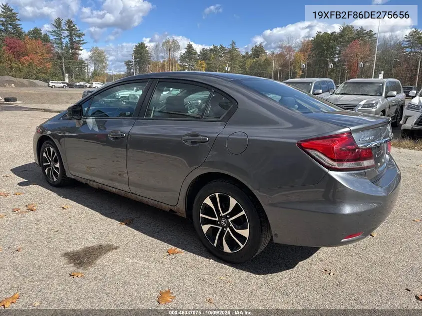 2013 HONDA CIVIC VIN 19XFB2F86DE275656 — фото 3