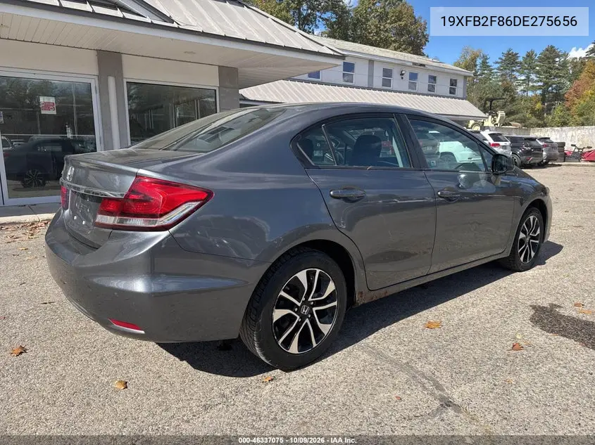 2013 HONDA CIVIC VIN 19XFB2F86DE275656 — фото 4