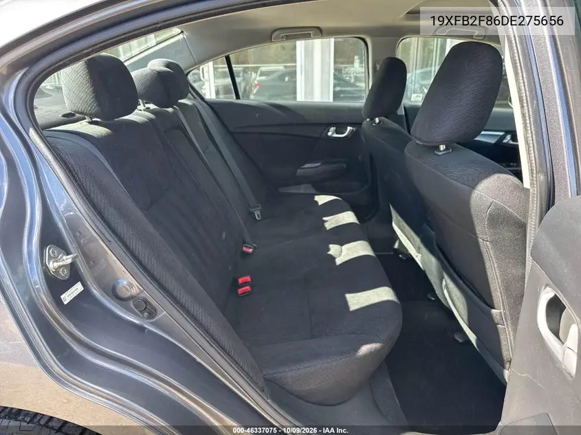 2013 HONDA CIVIC VIN 19XFB2F86DE275656 — фото 8