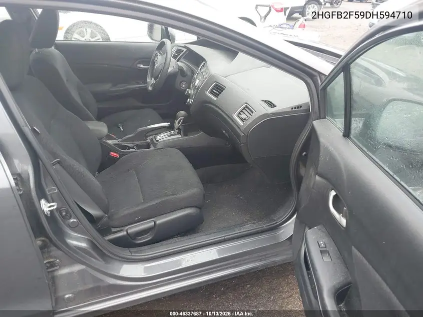 2013 HONDA CIVIC VIN 2HGFB2F59DH594710 — фото 5