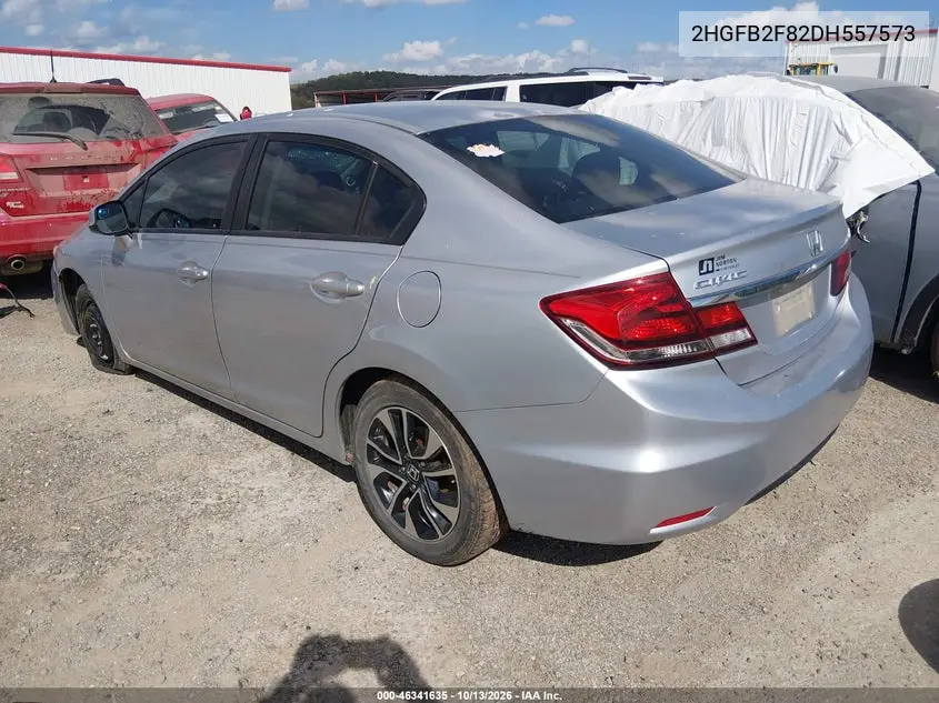 2013 HONDA CIVIC VIN 2HGFB2F82DH557573 — фото 3