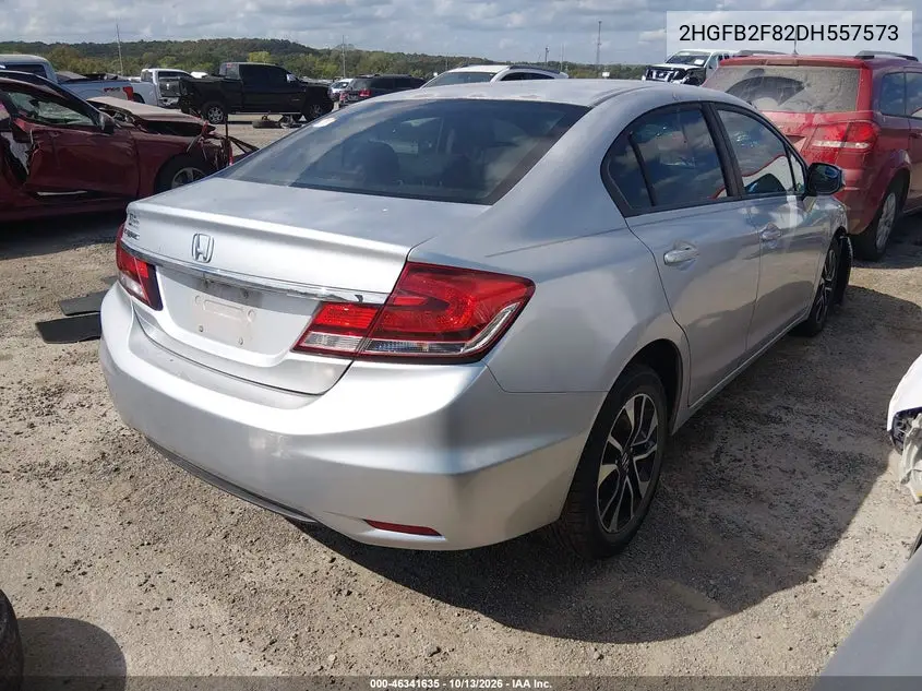 2013 HONDA CIVIC VIN 2HGFB2F82DH557573 — фото 4
