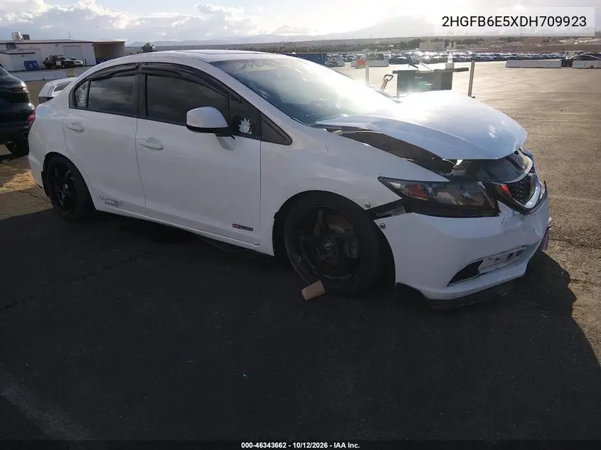 HONDA CIVIC 2013, VIN 2HGFB6E5XDH709923
