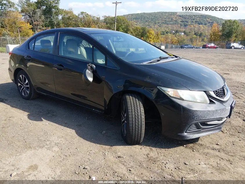 HONDA CIVIC 2013, VIN 19XFB2F89DE202720