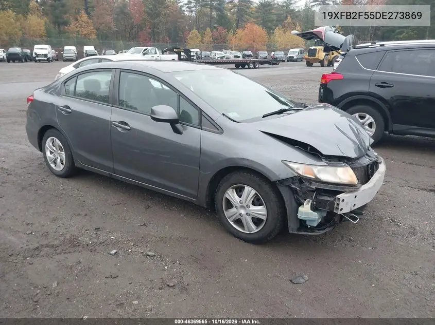 HONDA CIVIC 2013, VIN 19XFB2F55DE273869