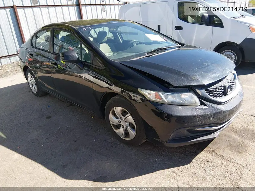 HONDA CIVIC 2013, VIN 19XFB2F5XDE214719