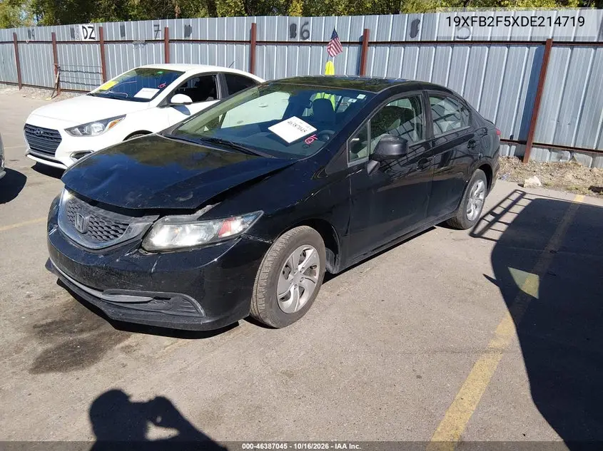 2013 HONDA CIVIC VIN 19XFB2F5XDE214719 — фото 2