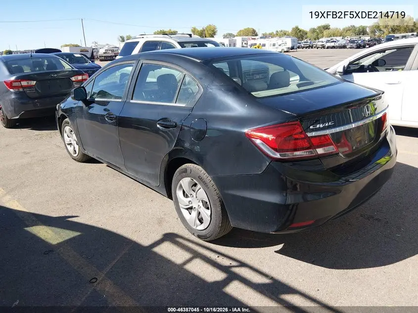 2013 HONDA CIVIC VIN 19XFB2F5XDE214719 — фото 3