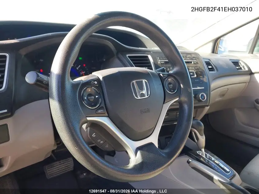 2014 HONDA CIVIC VIN 2HGFB2F41EH037010 — фото 18