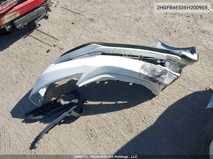 2014 HONDA CIVIC VIN 2HGFB6E53EH200905 — фото 12