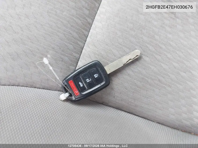 2014 HONDA CIVIC VIN 2HGFB2E47EH030676 — фото 11