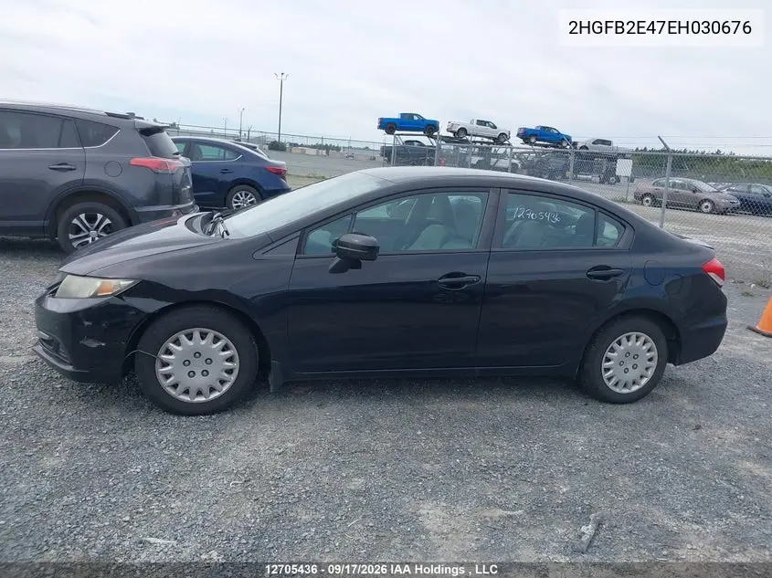 2014 HONDA CIVIC VIN 2HGFB2E47EH030676 — фото 15