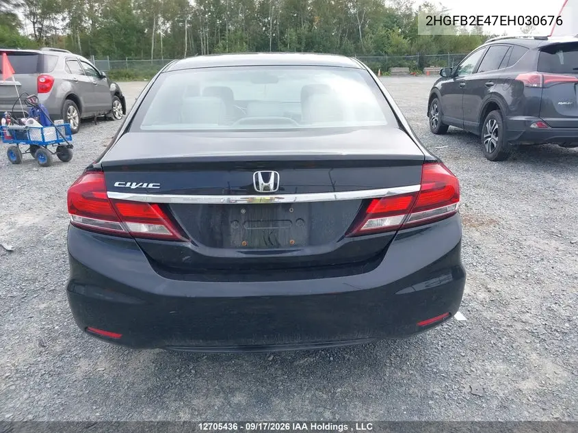 2014 HONDA CIVIC VIN 2HGFB2E47EH030676 — фото 17