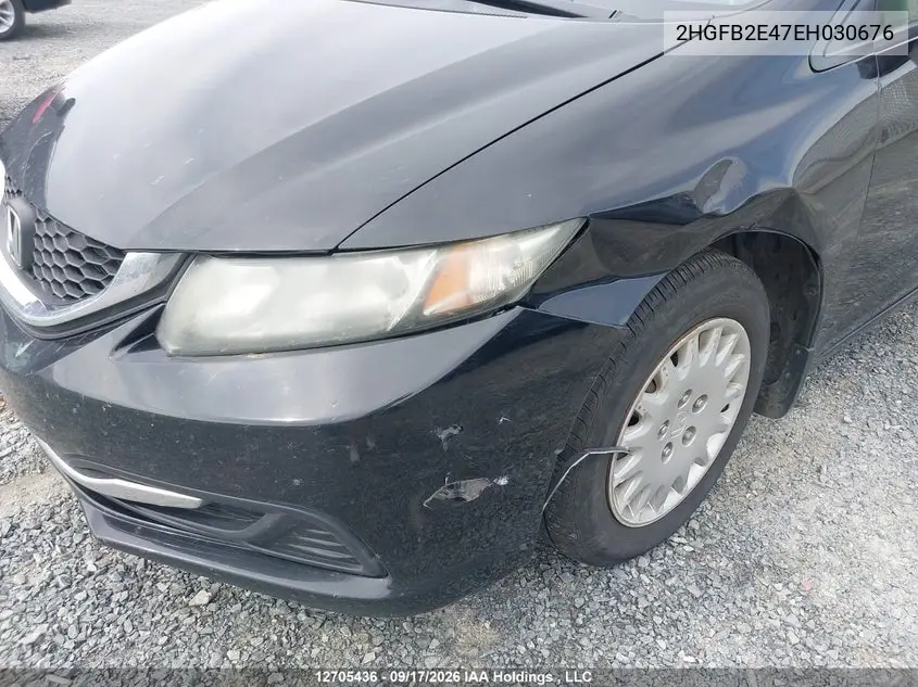 2014 HONDA CIVIC VIN 2HGFB2E47EH030676 — фото 6