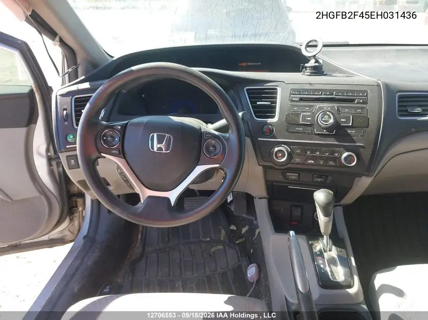 2014 HONDA CIVIC VIN 2HGFB2F45EH031436 — фото 19