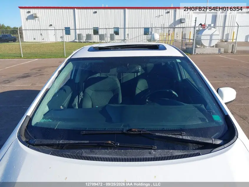 2014 HONDA CIVIC VIN 2HGFB2F54EH016354 — фото 16