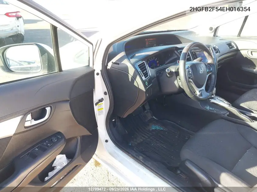 2014 HONDA CIVIC VIN 2HGFB2F54EH016354 — фото 18