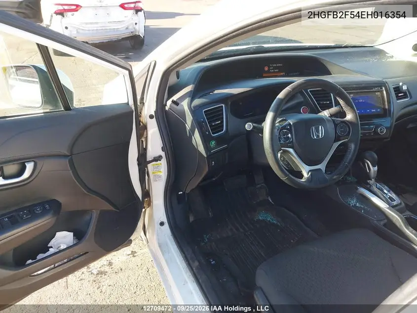 2014 HONDA CIVIC VIN 2HGFB2F54EH016354 — фото 19