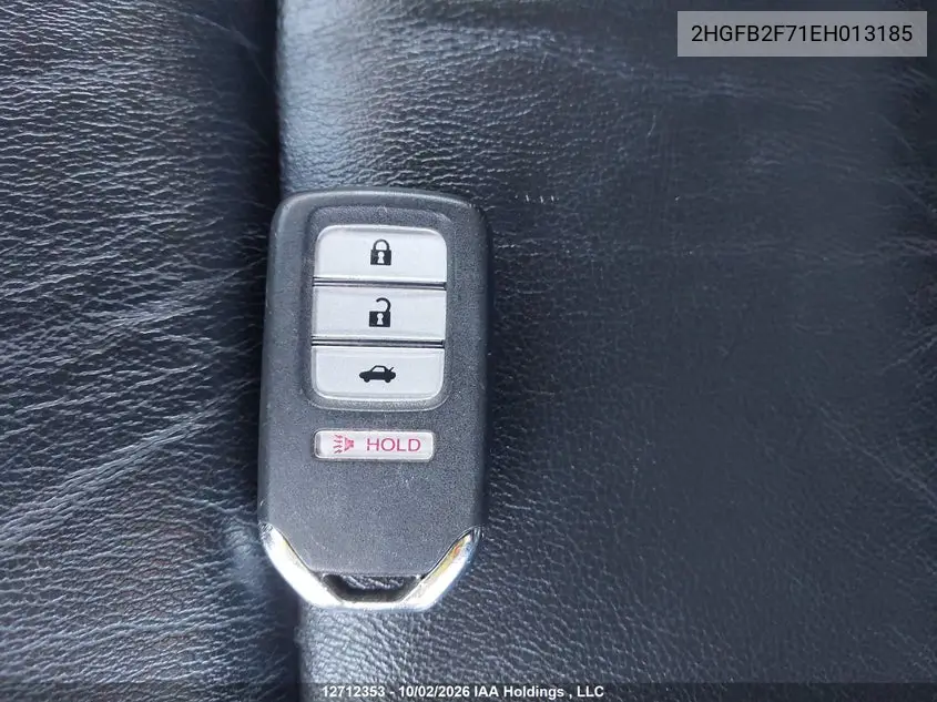 2014 HONDA CIVIC VIN 2HGFB2F71EH013185 — фото 11