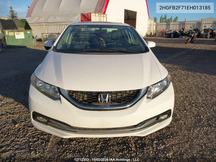 2014 HONDA CIVIC VIN 2HGFB2F71EH013185 — фото 13