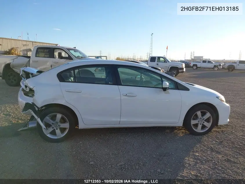 2014 HONDA CIVIC VIN 2HGFB2F71EH013185 — фото 14