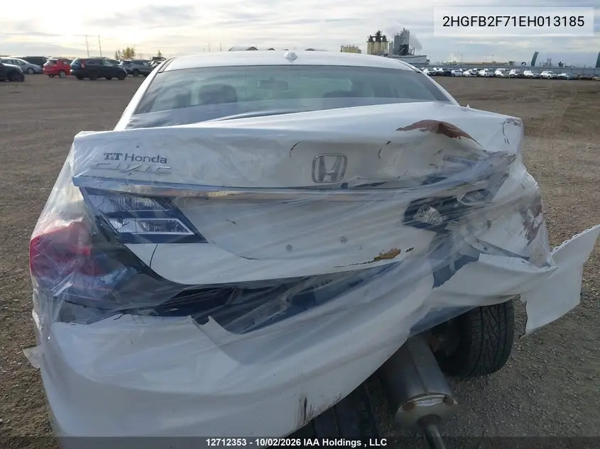 2014 HONDA CIVIC VIN 2HGFB2F71EH013185 — фото 24