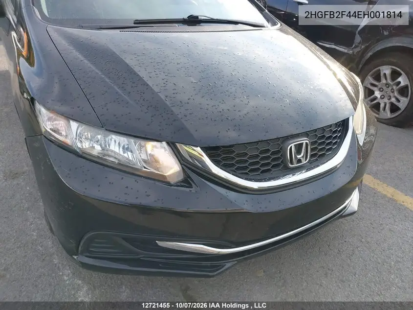 2014 HONDA CIVIC VIN 2HGFB2F44EH001814 — фото 20