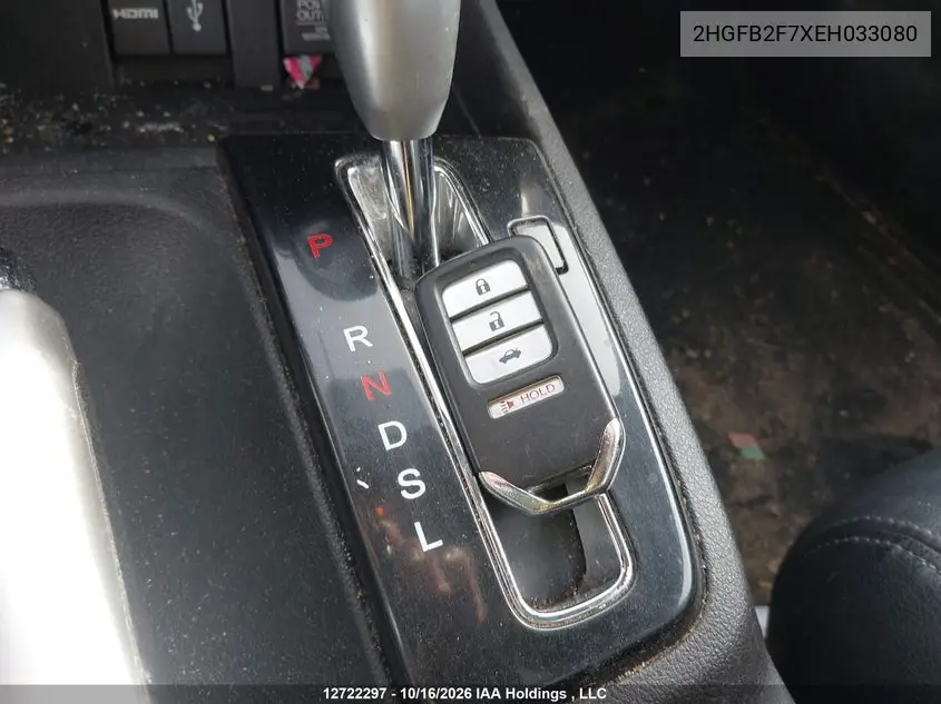 2014 HONDA CIVIC VIN 2HGFB2F7XEH033080 — фото 11