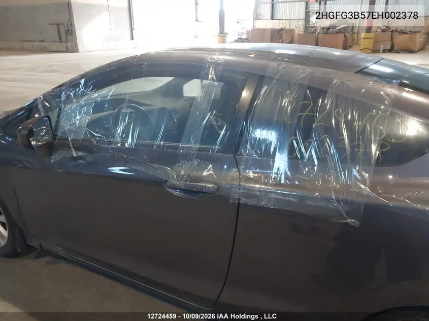 2014 HONDA CIVIC VIN 2HGFG3B57EH002378 — фото 23