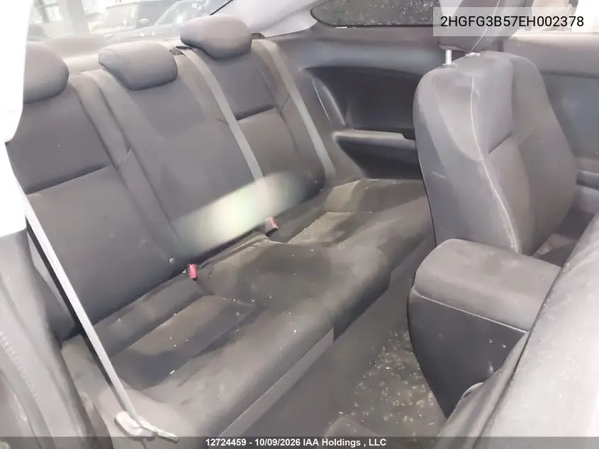 2014 HONDA CIVIC VIN 2HGFG3B57EH002378 — фото 8