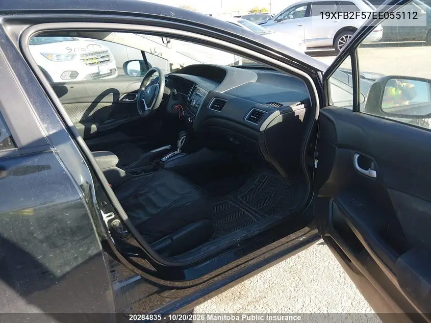2014 HONDA CIVIC VIN 19XFB2F57EE055112 — фото 5