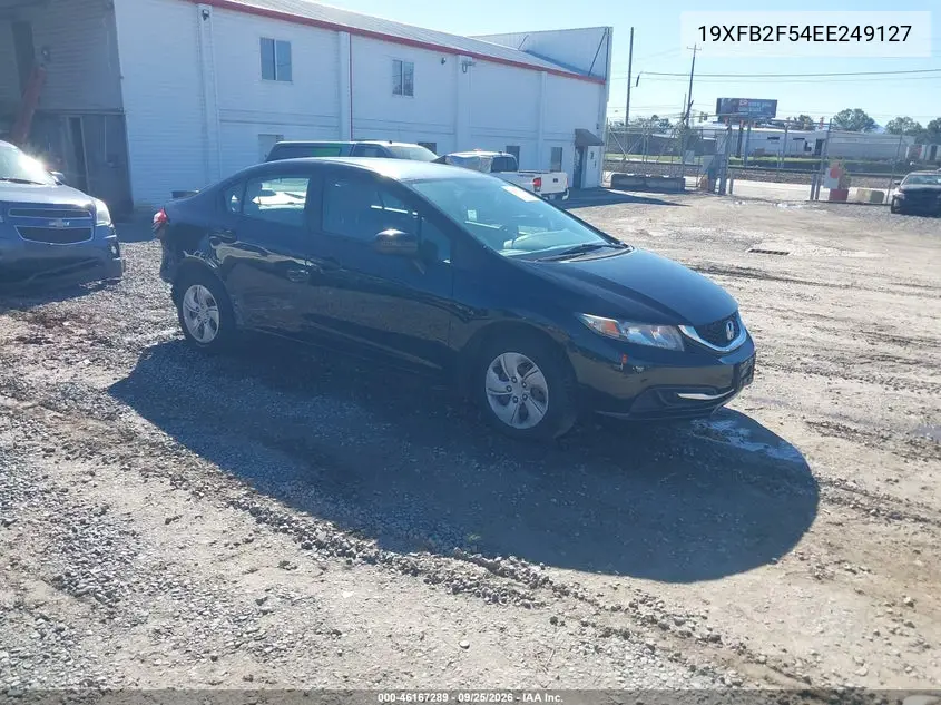 HONDA CIVIC 2014, VIN 19XFB2F54EE249127