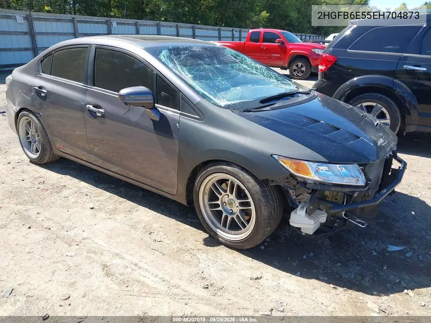 HONDA CIVIC 2014, VIN 2HGFB6E55EH704873