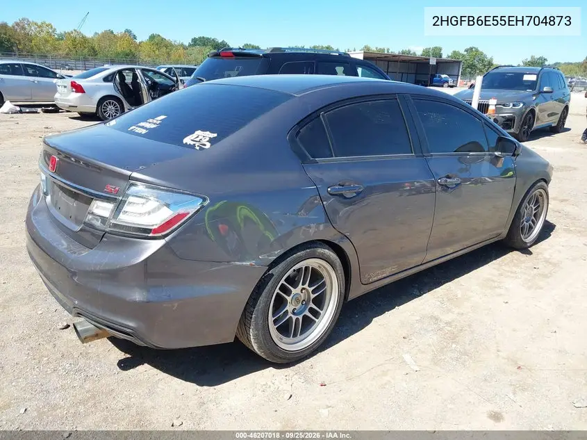 2014 HONDA CIVIC VIN 2HGFB6E55EH704873 — фото 4