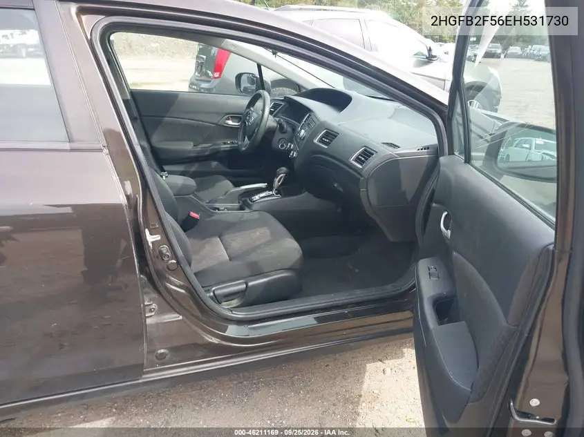 2014 HONDA CIVIC VIN 2HGFB2F56EH531730 — фото 5