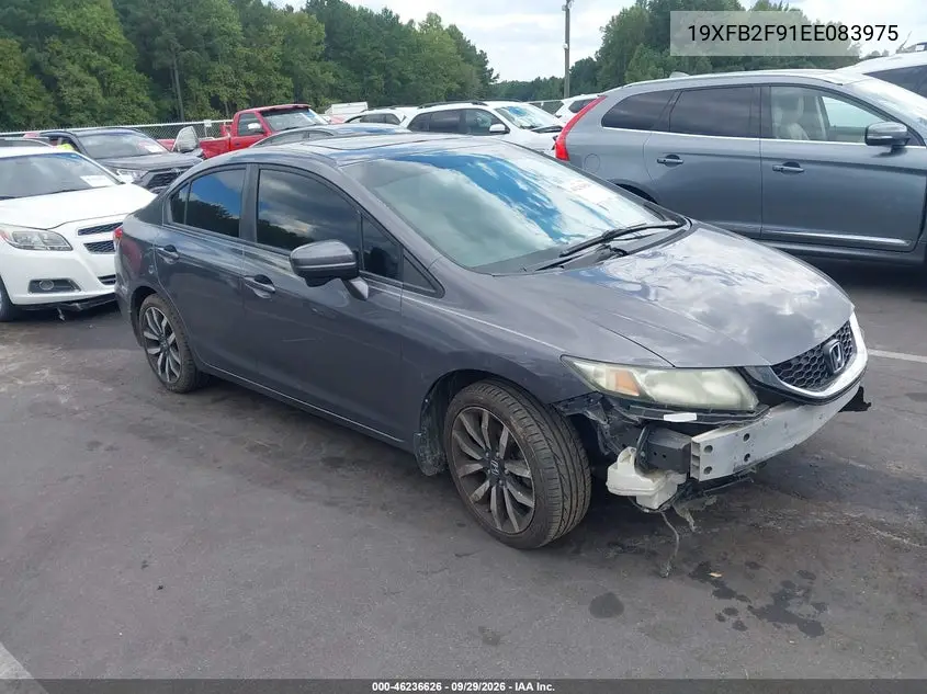 HONDA CIVIC 2014, VIN 19XFB2F91EE083975