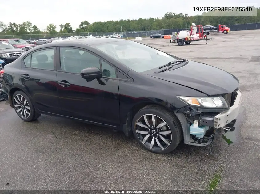 HONDA CIVIC 2014, VIN 19XFB2F93EE075540