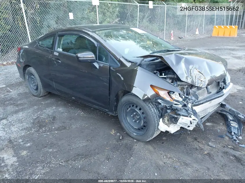 HONDA CIVIC 2014, VIN 2HGFG3B55EH515662