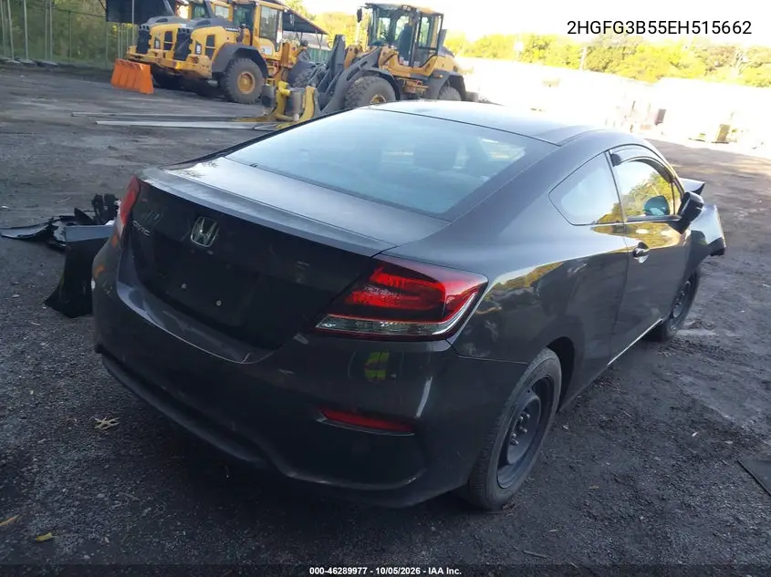 2014 HONDA CIVIC VIN 2HGFG3B55EH515662 — фото 4
