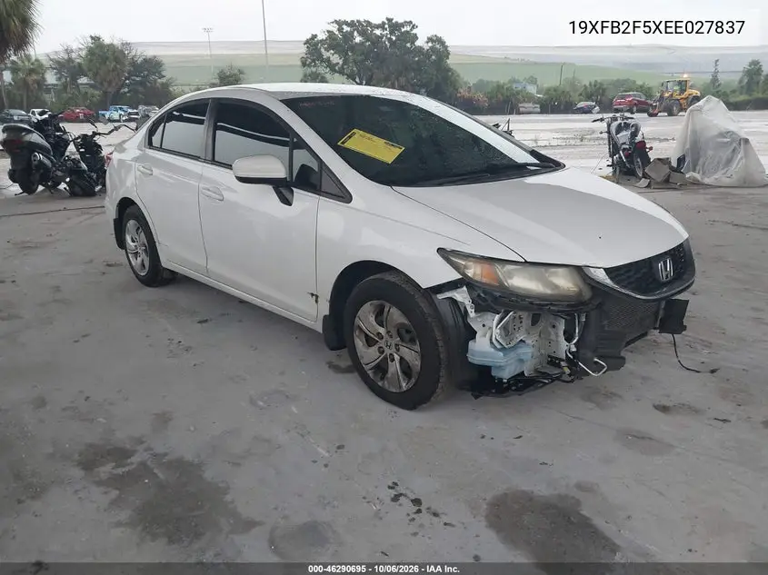 HONDA CIVIC 2014, VIN 19XFB2F5XEE027837