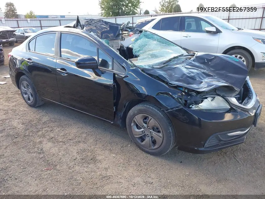 HONDA CIVIC 2014, VIN 19XFB2F55EE267359