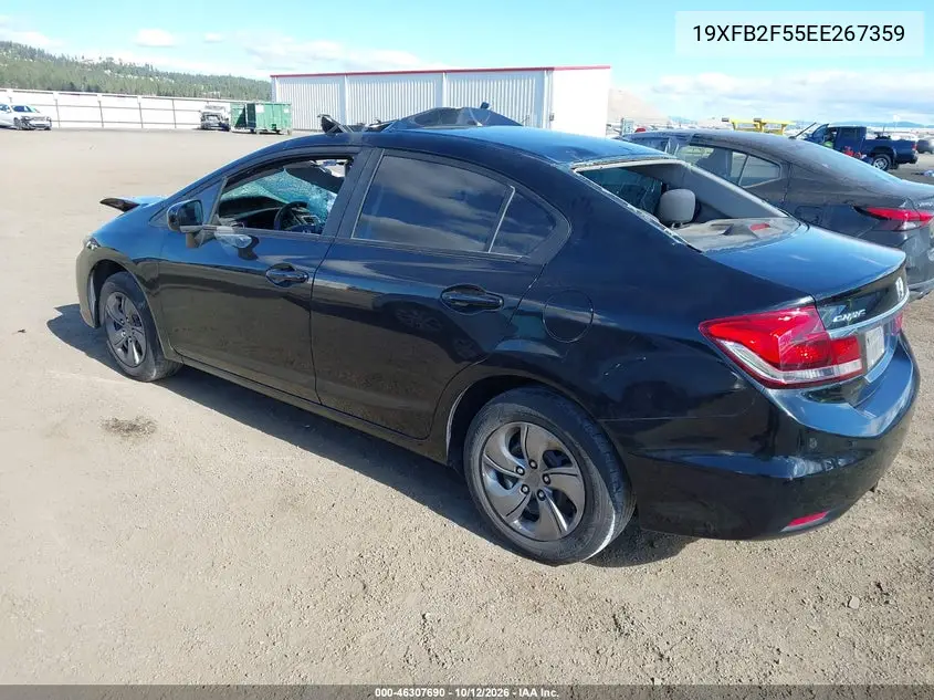 2014 HONDA CIVIC VIN 19XFB2F55EE267359 — фото 3