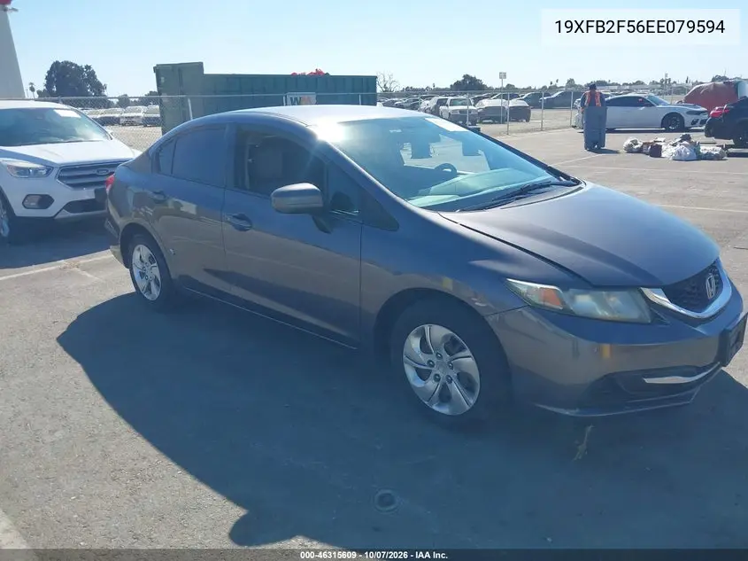 HONDA CIVIC 2014, VIN 19XFB2F56EE079594